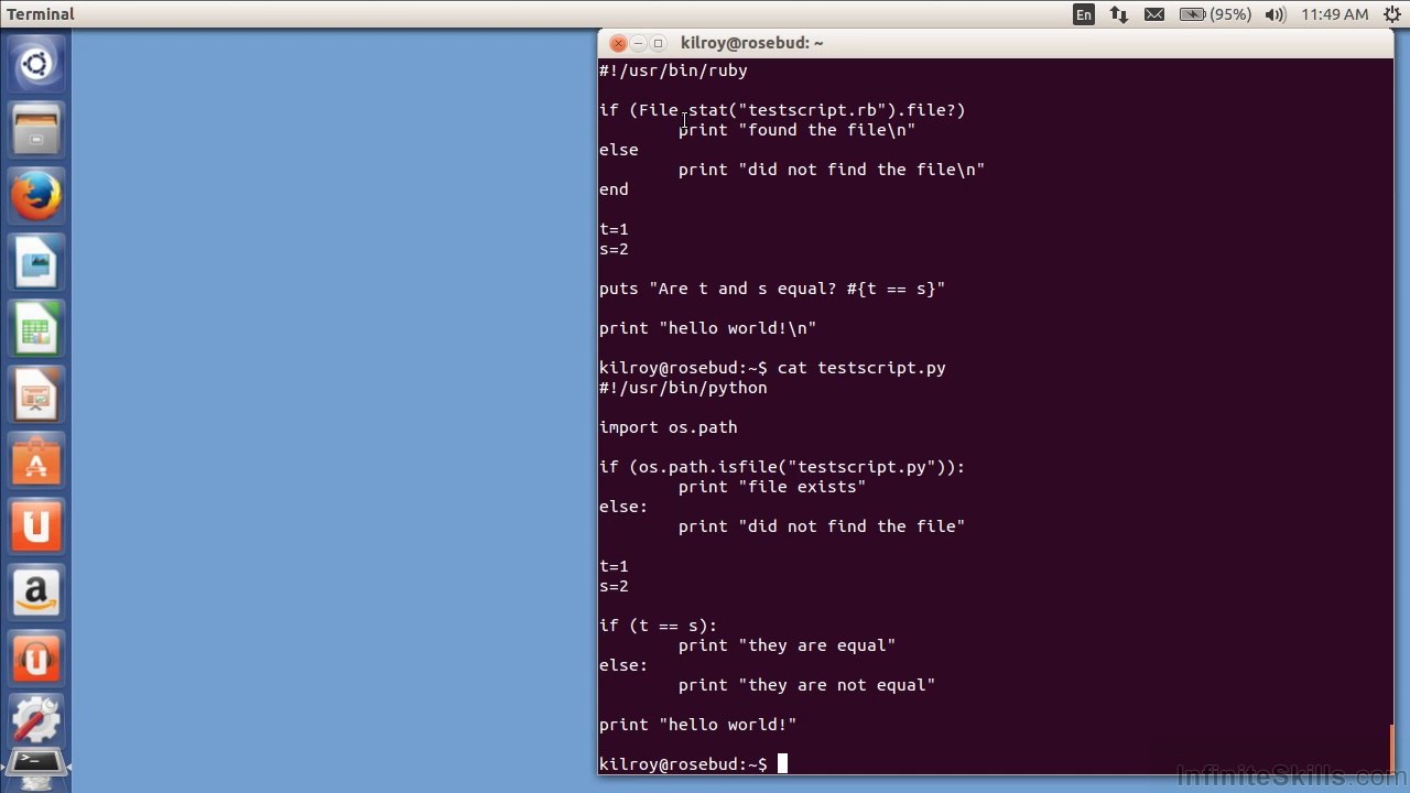 Linux -Ruby Scripting
