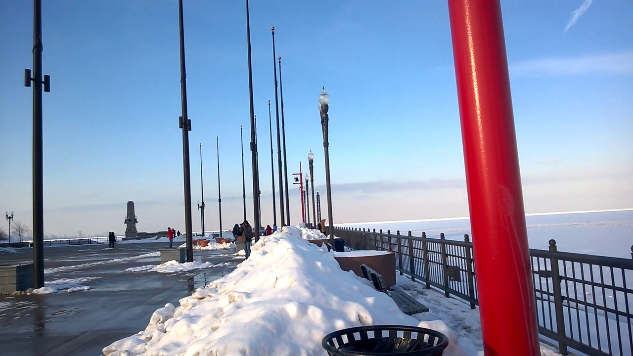 Chicago Navy Pier feb 9 2014