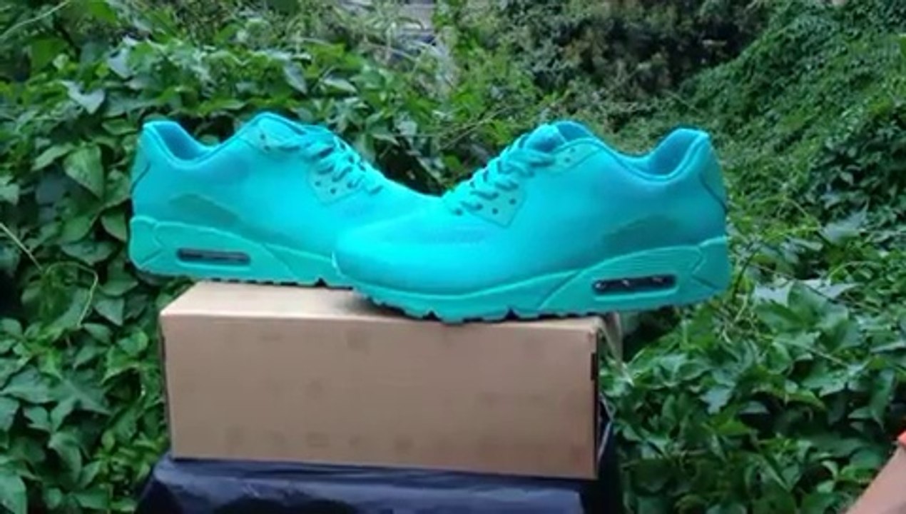Buyshoesclothes.ru: Nike Air Max 90 Hyperfuse Shoes Water Green For Womens