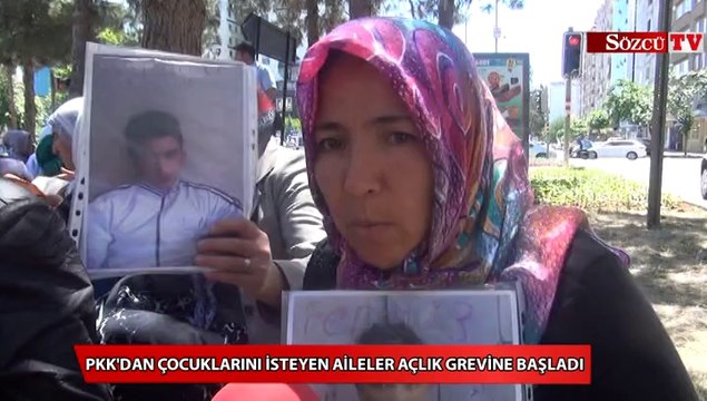 PKK'dan çocuklarını isteyen aileler açlık grevine başladı