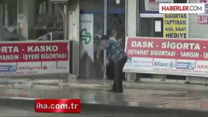 Ankara'da Sağanak Yağış Etkili Oldu