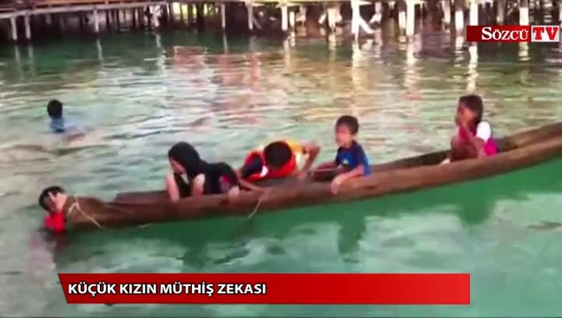 Küçük kızın müthiş zekası