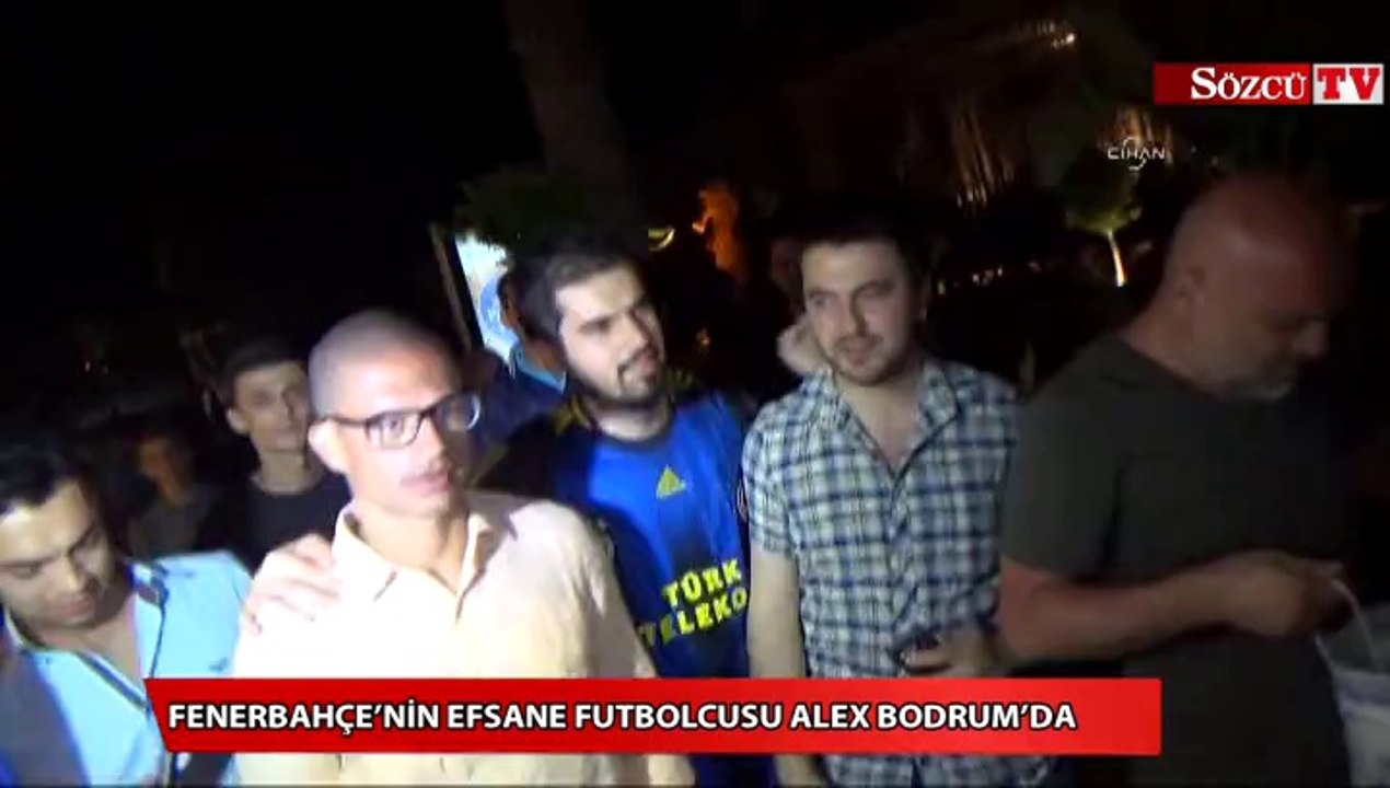 Fenerbahçe’nin efsane ismi Alex Bodrum’da