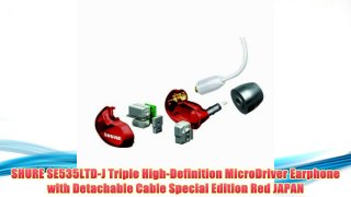 Best buy SHURE SE535LTD-J Triple High-Definition MicroDriver Earphone with Detachable Cable,