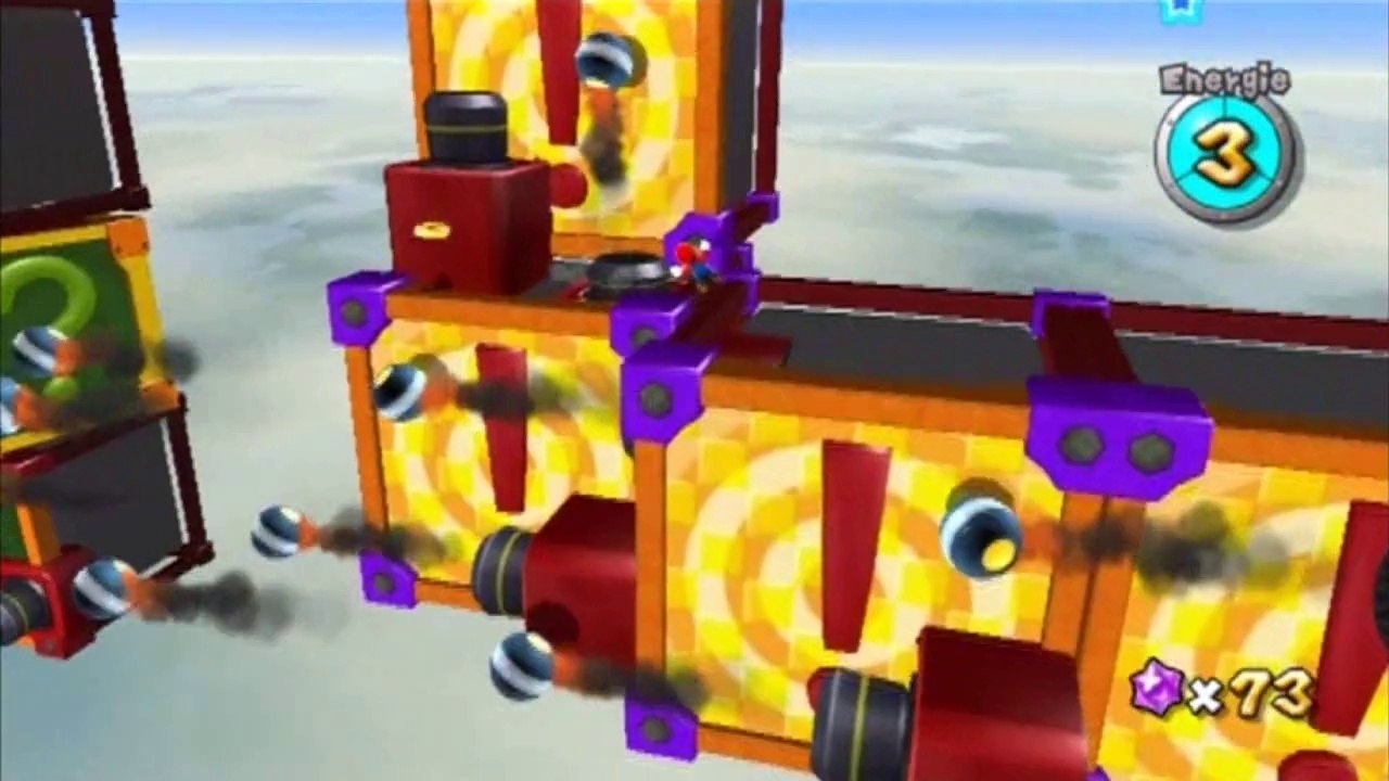 Super Mario Galaxy - Jardins venteux - Étoile 3 : Chaos gravitationnel des jardins venteux