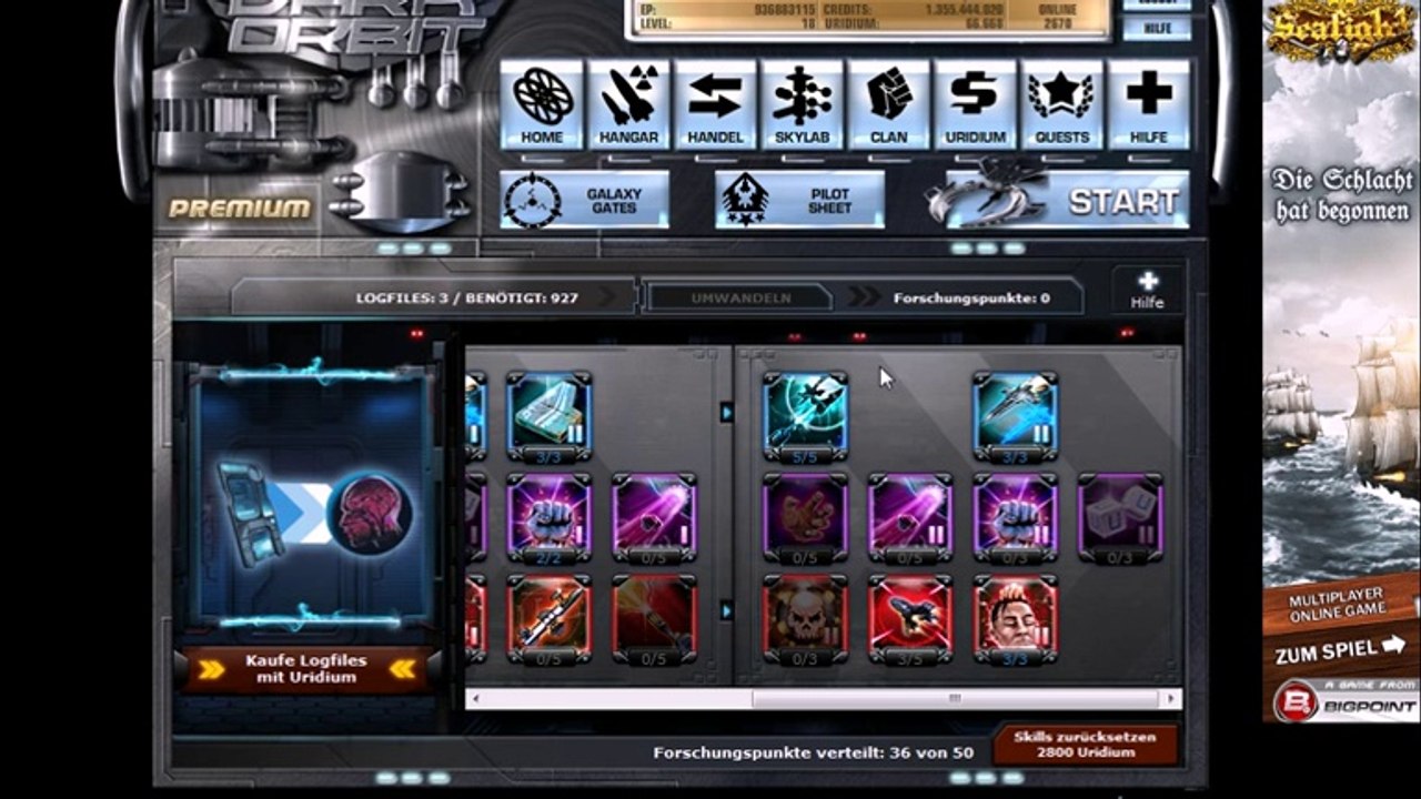 Browser Game -- Darkorbit Staffel 1 Part 3 German