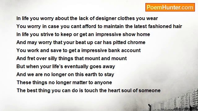 Micron - What really matters in life