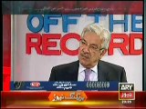 Off The Record (I Stand Firm On Petition Against GEO-Khwaja Asif) – 11th June 2014