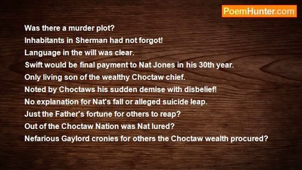 Hubert Wilson - Choctaw Cold Case