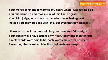 Bradley Lester - Thank you for your wonderful kind words of love..................