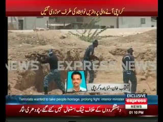 Terrorist ran away after heavy response by security forces