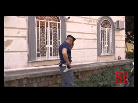 Napoli - Ritrovamento di un cadavere nel quartiere Chiaia -2- (09.06.14)
