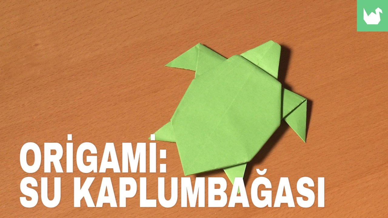 Kağıttan Su Kaplumbağası Nasıl Yapılır ?