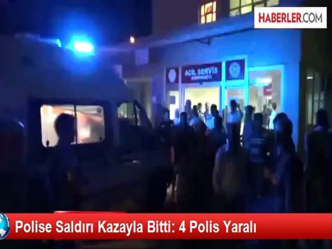 Siirt'te Zırhlı Polis Aracı Takla Attı: 4 Yaralı