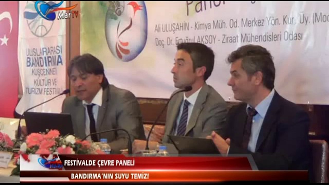 FESTİVALDE ÇEVRE PANELİ