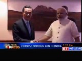Chinese foreign minister meets PM Narendra Modi