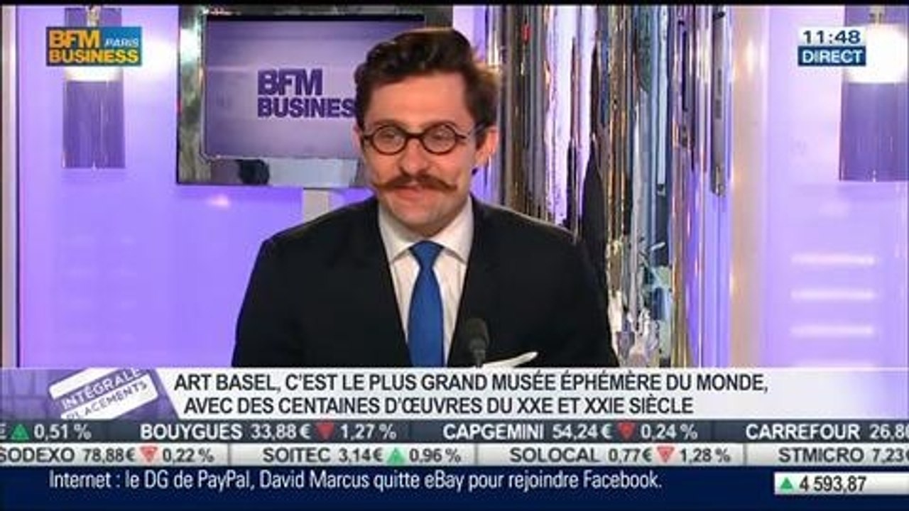 La foire "Art Basel 45": Arnaud Dubois, dans Intégrale Placements – 10/06