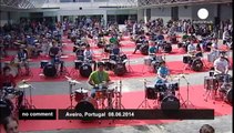 Portugal attempts to break drumming world record