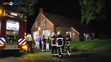 Muur woonboerderij Onstwedde stort in - RTV Noord