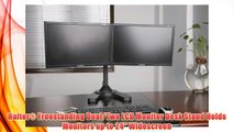 Best buy Halter® Freestanding Dual/Two LCD Monitor Desk Stand Holds Monitors up to 24 Widescreen,