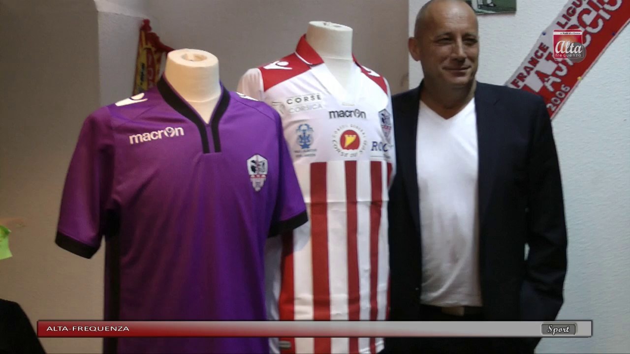 Logo et maillots AC Ajaccio 2014-2015