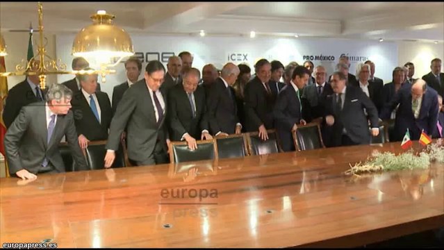 Enrique Peña Nieto se reúne con Rosell y empresarios