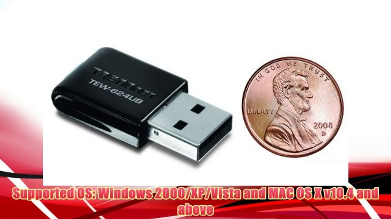 Best buy TRENDnet Wireless N 300 Mbps Mini USB 2.0 Adapter TEW-624UB,"