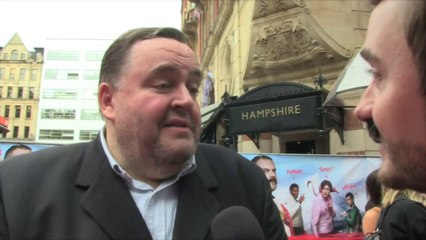 Steven O'Donnell talks about Rik Mayall's passing at The Hooligan Factory premier