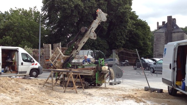 Quimperlé: premiers carottages dans l'Isole