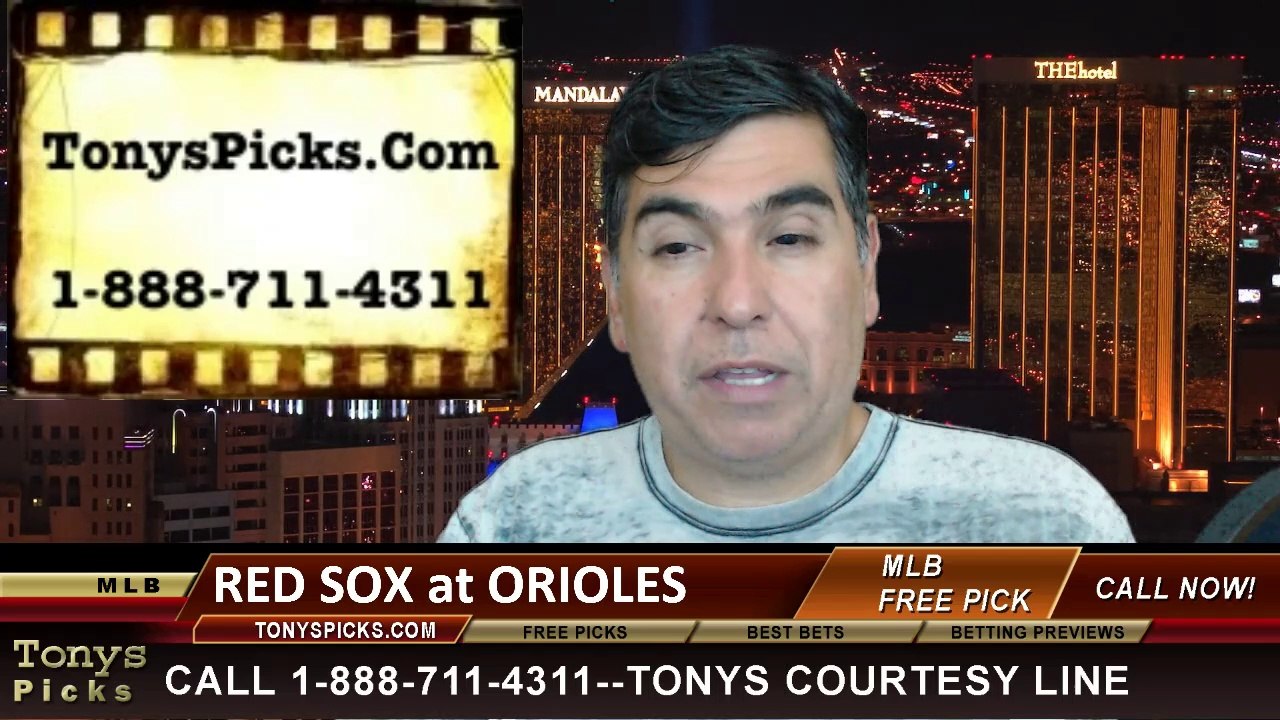 MLB Pick Baltimore Orioles vs. Boston Red Sox Odds Prediction Preview 6-10-2014