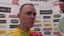 Christopher Froome, maillot jaune de la 3e étape du Critérium du Dauphiné 2014