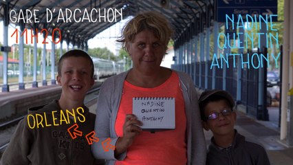 Nadine, Gare d'Arcachon