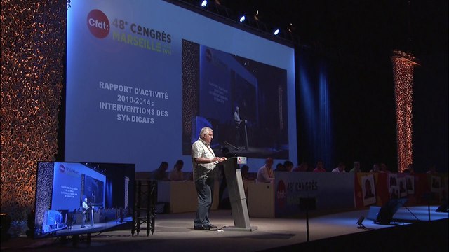 48e congrès de la CFDT : fin des interventions sur le rapport d'activité (3 juin - 17h30 à 19h30)