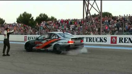 show drift cascade team DRAGOTTO avec Kévin 14 ans GRAND PRIX CAMION  PAUL RICARD 07 JUIN 2014