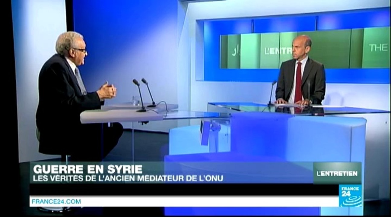 L'Entretien - Lakhdar Brahimi, ancien représentant spécial  de l'ONU pour la Syrie