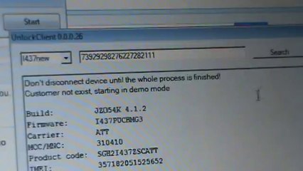 Unlock Samsung I437 Galaxy Express with www.UnlockClient.co (Ru)