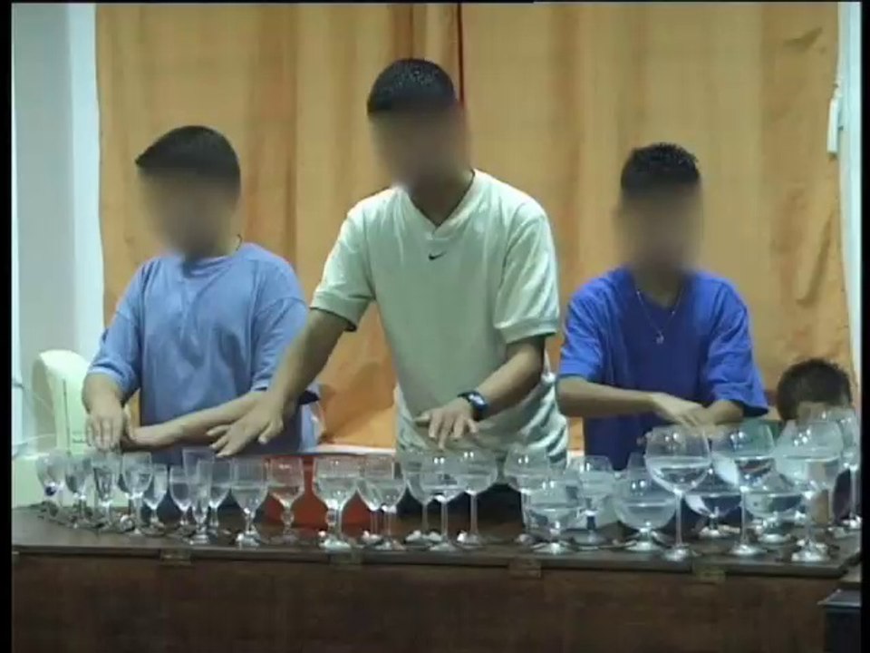 Académie de La Réunion, Collège Saint-Michel, SUMMERTIME sur 74 verres musicaux par des élèves de 4è.