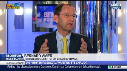 Un printemps social avant un été chaud ?, dans Les Décodeurs de l'éco - 10/06 2/5