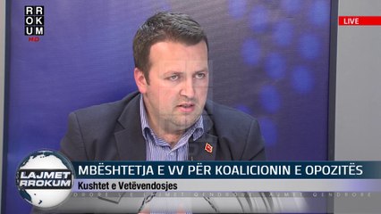 NE FOKUS: MBESHTETJA E VV PER KOALICIONIN. NE STUDIO YLL HOXHA