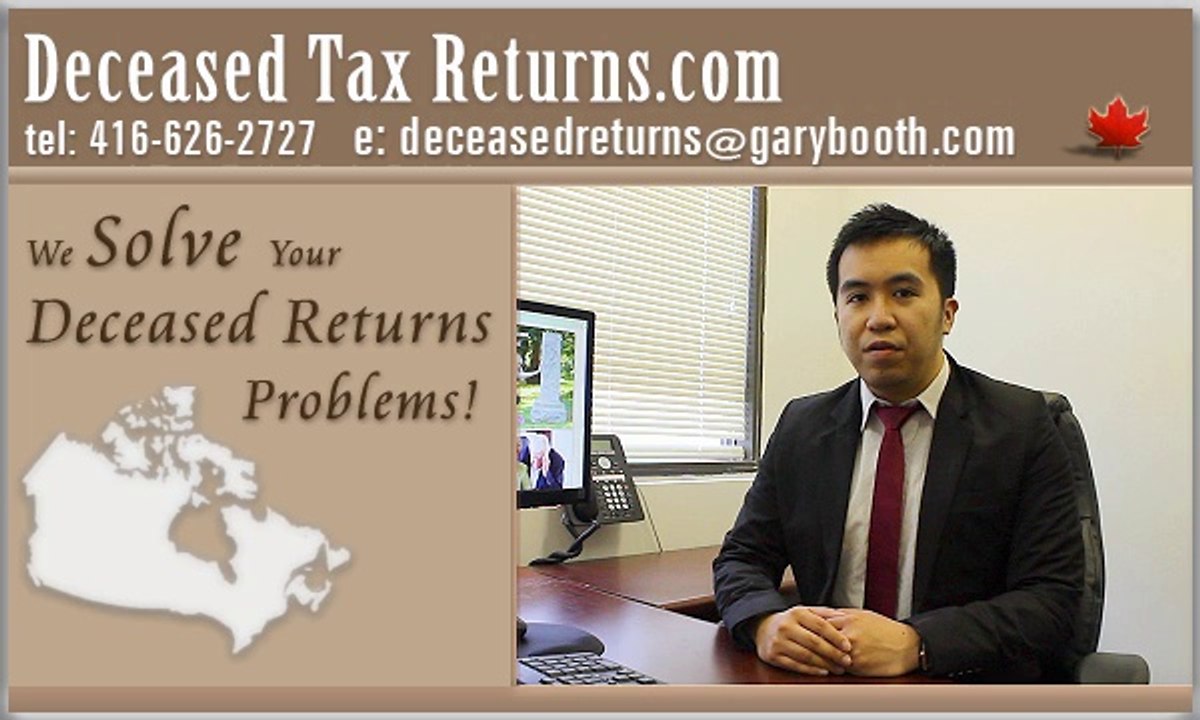 Deceased tax returns.com | Trusts and Estates Tax Return (416-626-2727)