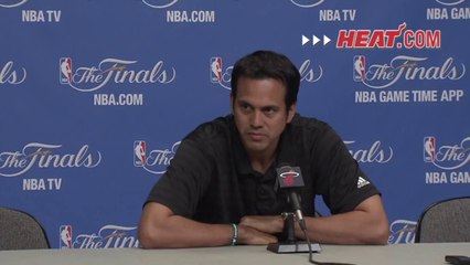 Erik Spoelstra On Game 3   Spurs vs Heat   June 10, 2014   NBA Finals 2014