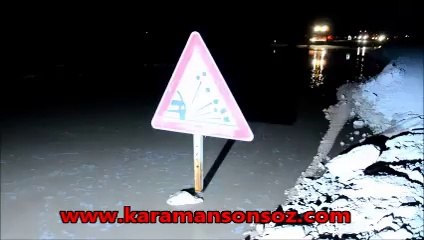 Karaman - Ereğli Karayolu Trafiğe Kapandı