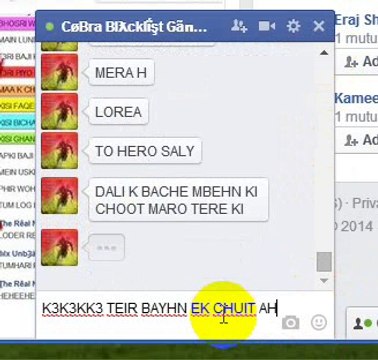 CøBra Blƛcklḯşt GãƞĢs'tar KE CHODI SALA ID USR BOLTA HAI LODE KA BCHA HAHAHHAHAHA