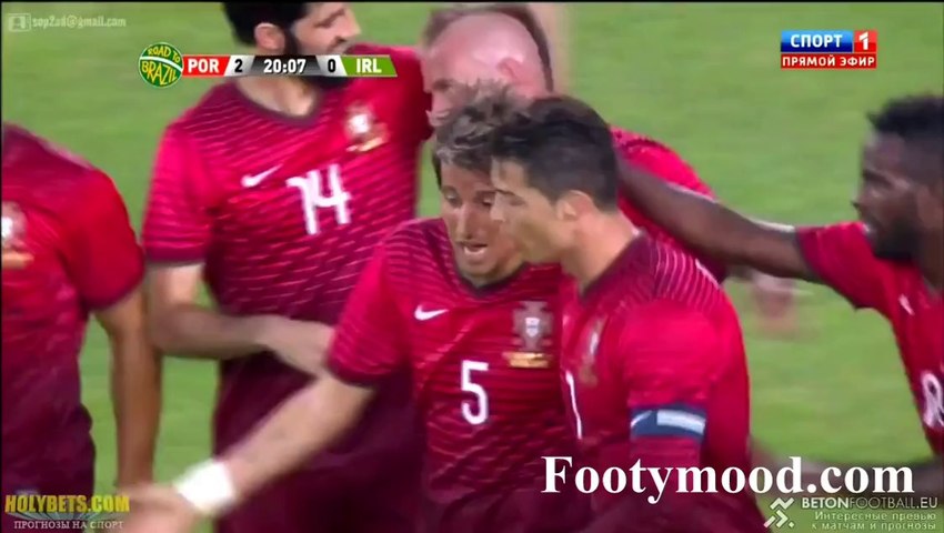 Ireland 1-5 Portugal  Highlights Footymood.com