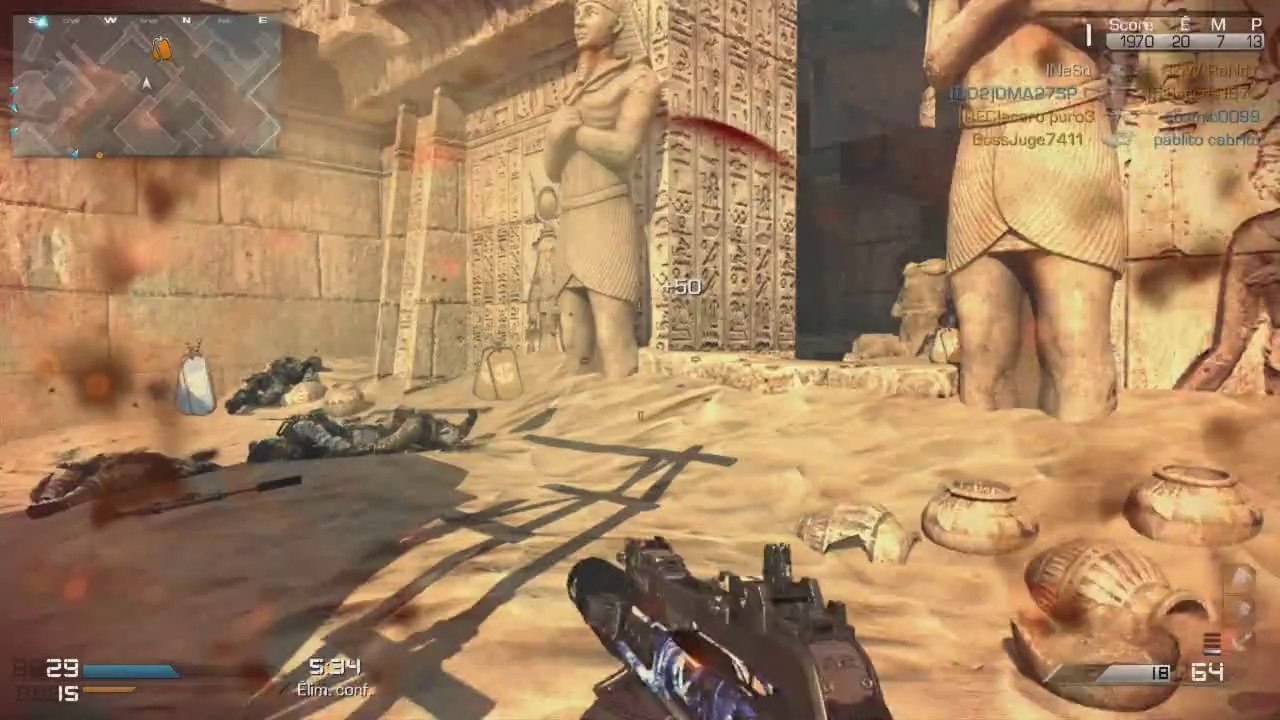 LIVE E.C sur Pharaoh ! (CoD Ghosts DLC Maps Pack Invasion)