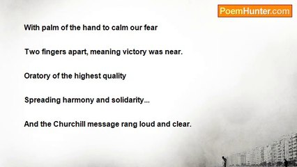 Joyce Hemsley - Winston's Victory Sign