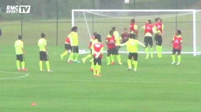 Coupe du monde / Entraînement sous la pluie pour les Brésiliens - 11/06