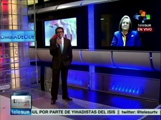 Yo apoyo la paz y al presidente Santos: Clara López