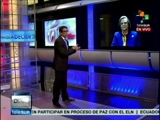 Clara López: Yo votaré por Juan Manuel Santos