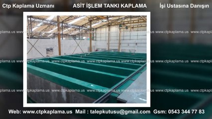 ASİT DALDIRMA KAZAN CTP POLYESTER KAPLAMA